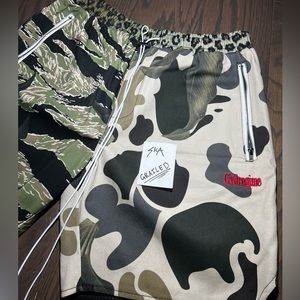 Rare Civil Regime Jungle Camo shorts New Never Worn